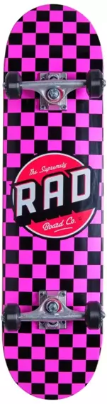 RAD Checkers Complete Skateboard